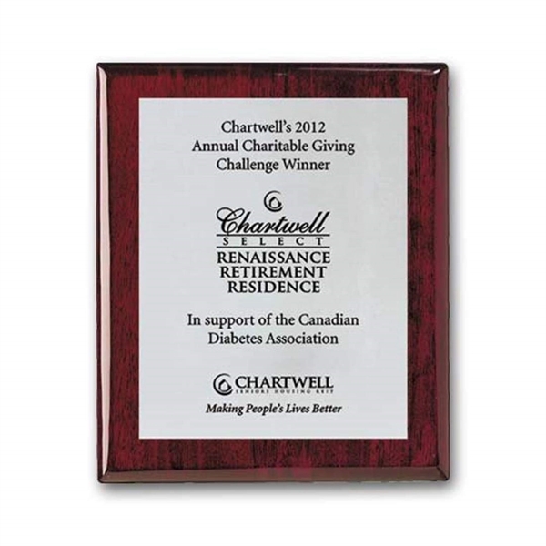 Screenprint your artwork in vibrant color on an aluminum plate mounted... from ASI 84592 St Regis Group / R S Owens & Co Inc