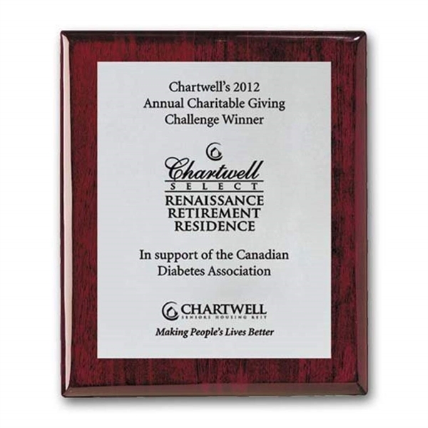 Screenprint your artwork in vibrant color on an aluminum plate mounted... from ASI 84592 St Regis Group / R S Owens & Co Inc