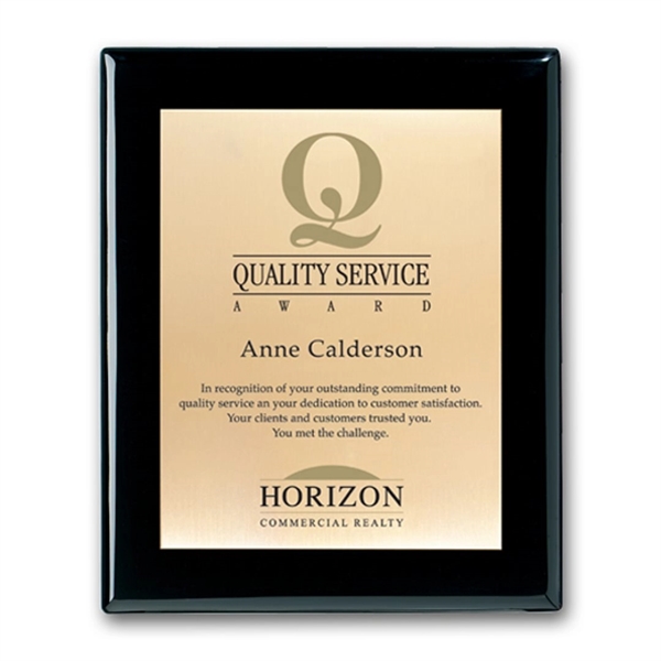 Screenprint your artwork in vibrant color on a brass plate mounted... from ASI 84592 St Regis Group / R S Owens & Co Inc