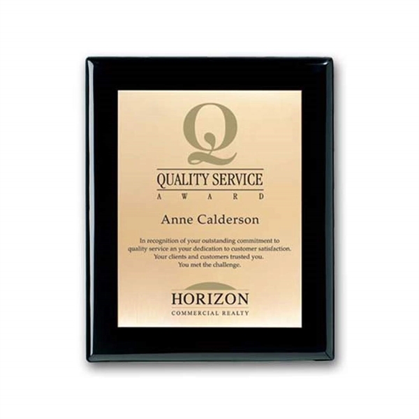 Screenprint your artwork in vibrant color on a brass plate mounted... from ASI 84592 St Regis Group / R S Owens & Co Inc