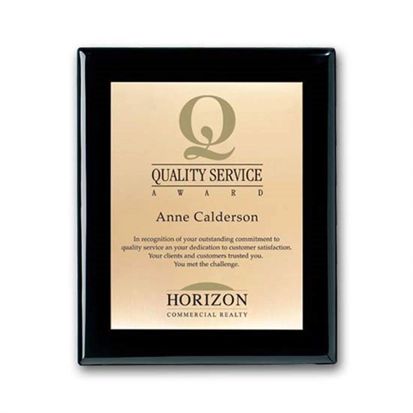 Screenprint your artwork in vibrant color on a brass plate mounted... from ASI 84592 St Regis Group / R S Owens & Co Inc