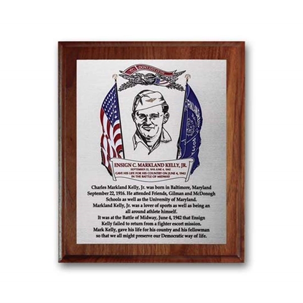 The Metal Etched and Colorfilled process accents the recessed area of... from ASI 84592 St Regis Group / R S Owens & Co Inc