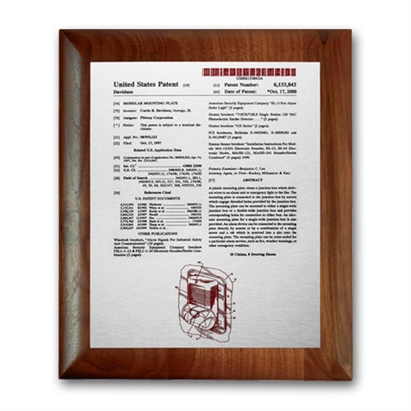 The Metal Etched and Colorfilled process accents the recessed area of... from ASI 84592 St Regis Group / R S Owens & Co Inc