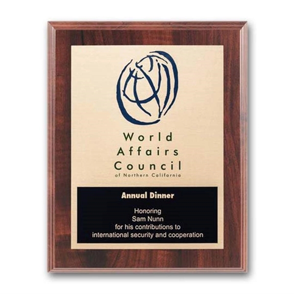 The Metal Etched and Colorfilled process accents the recessed area of... from ASI 84592 St Regis Group / R S Owens & Co Inc