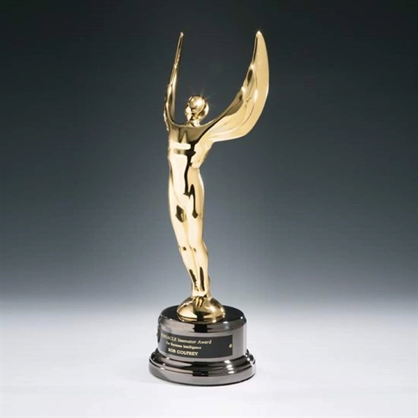 Award with black nickel base; 16 1/4".... from ASI 84592 St Regis Group / R S Owens & Co Inc