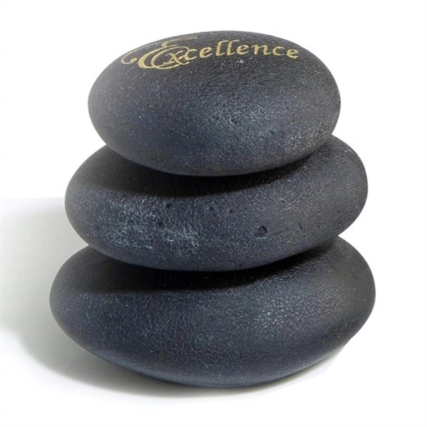 Black Stonecast™ stacked stone award... from ASI 84592 St Regis Group / R S Owens & Co Inc