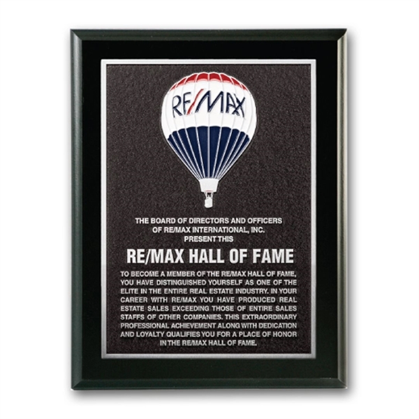 The rich Photocast relief process features a recessed, textured background (black... from ASI 84592 St Regis Group / R S Owens & Co Inc