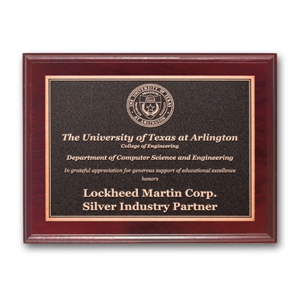 The rich Photocast relief process features a recessed, textured background (black... from ASI 84592 St Regis Group / R S Owens & Co Inc