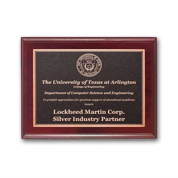 The rich Photocast relief process features a recessed, textured background (black... from ASI 84592 St Regis Group / R S Owens & Co Inc