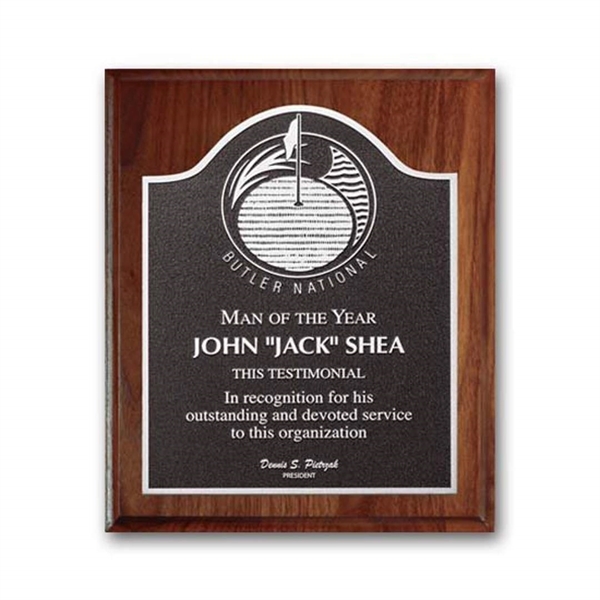 The rich Photocast relief process features a recessed, textured background (black... from ASI 84592 St Regis Group / R S Owens & Co Inc