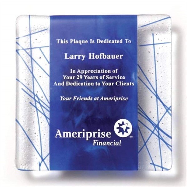 Cast glass on wood plaque; Made in USA.... from ASI 84592 St Regis Group / R S Owens & Co Inc