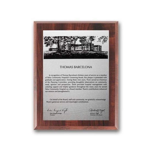 The Etched & Oxidized process creates a dramatic contrast by darkening... from ASI 84592 St Regis Group / R S Owens & Co Inc