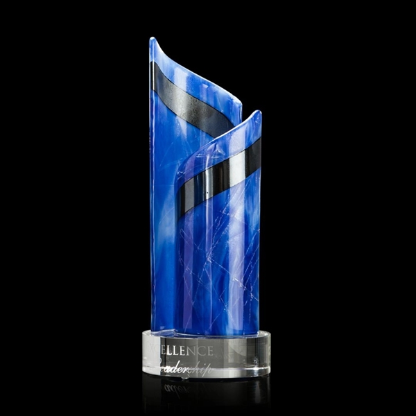 The Shadow Dancer Award is made with spirals of fused glass,... from ASI 84592 St Regis Group / R S Owens & Co Inc
