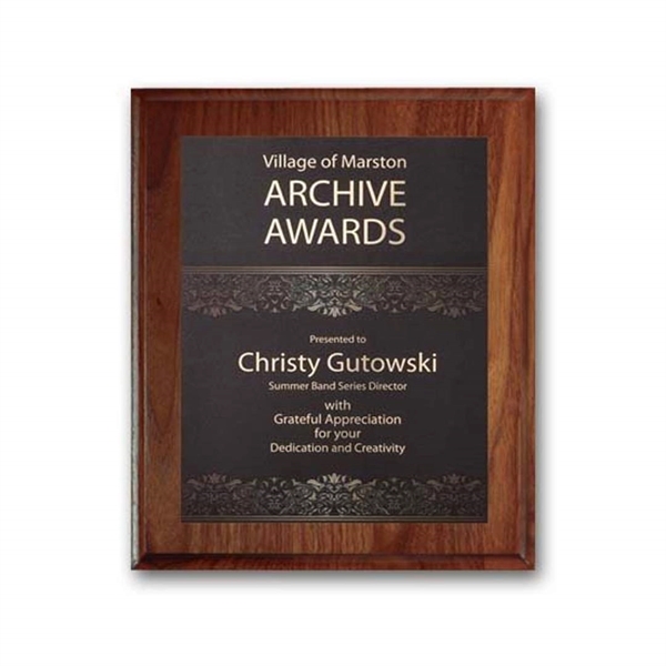 Digitally reproduce your artwork in full color on a brass or... from ASI 84592 St Regis Group / R S Owens & Co Inc