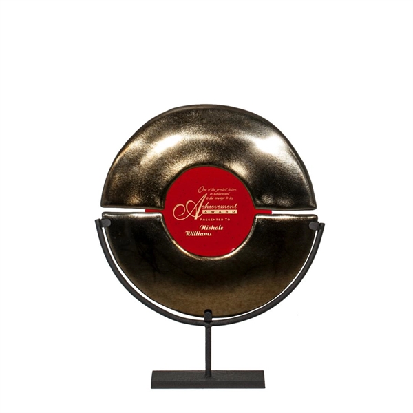 The Unity is a crafted award made of two metallic gold... from ASI 84592 St Regis Group / R S Owens & Co Inc