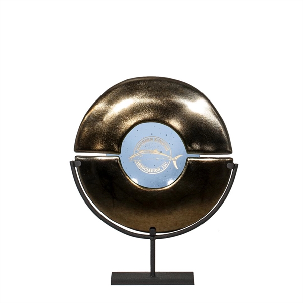 The Unity is a crafted award made of two metallic gold... from ASI 84592 St Regis Group / R S Owens & Co Inc