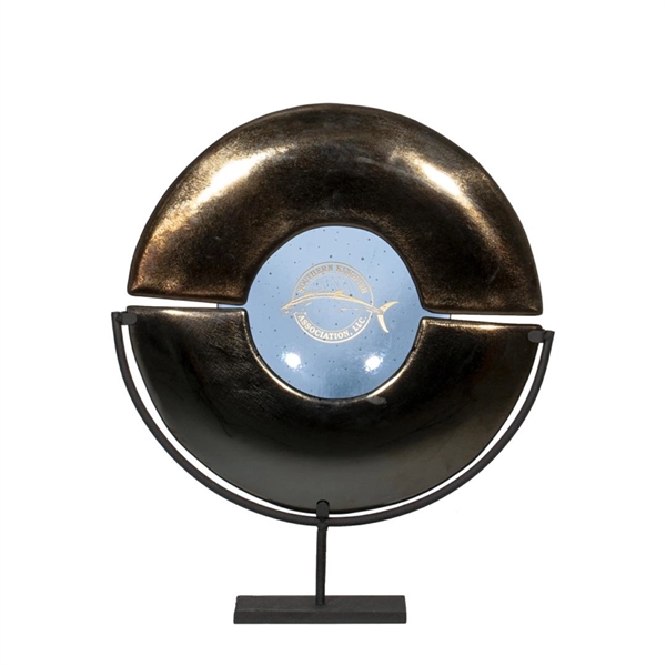 The Unity is a crafted award made of two metallic gold... from ASI 84592 St Regis Group / R S Owens & Co Inc