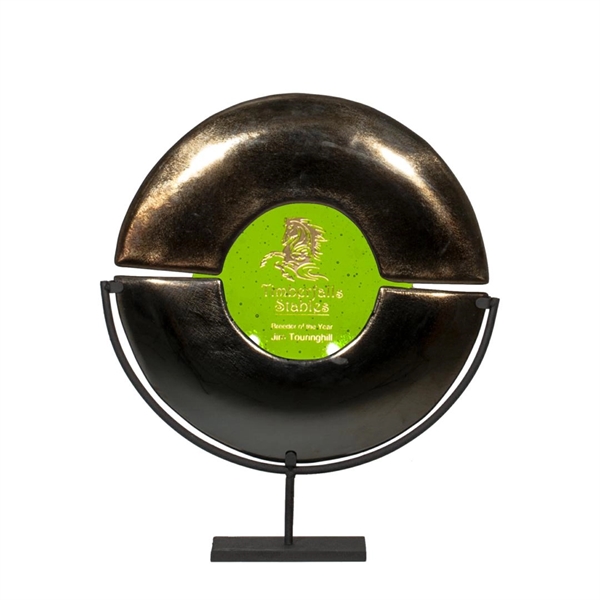 The Unity is a crafted award made of two metallic gold... from ASI 84592 St Regis Group / R S Owens & Co Inc