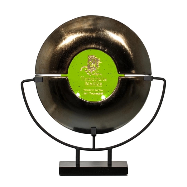 The Unity is a crafted award made of two metallic gold... from ASI 84592 St Regis Group / R S Owens & Co Inc