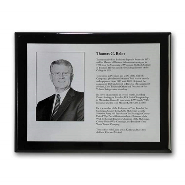 The Metal Photo process recreates any black & white printed piece... from ASI 84592 St Regis Group / R S Owens & Co Inc