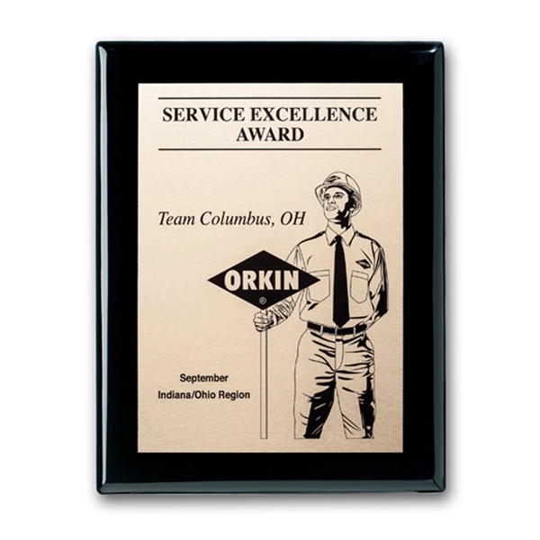 The Etched & Oxidized process creates a dramatic contrast by darkening... from ASI 84592 St Regis Group / R S Owens & Co Inc