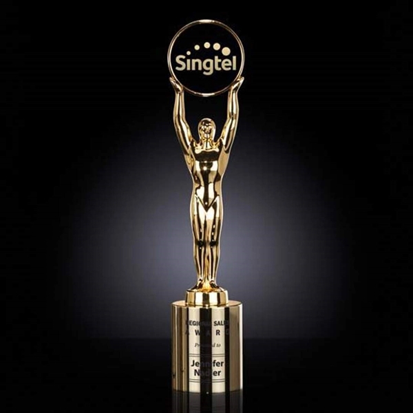 Champion Award - Gold/Cylinder Base... from ASI 84592 St Regis Group / R S Owens & Co Inc