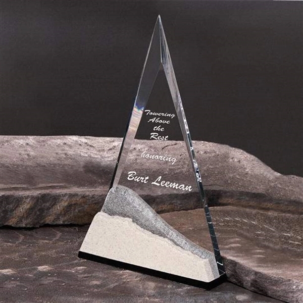 Acrylic award with Stonecast™ base.... from ASI 84592 St Regis Group / R S Owens & Co Inc