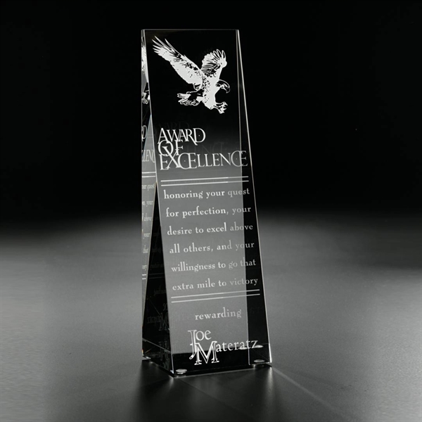 Optical crystal eagle leadership award.... from ASI 84592 St Regis Group / R S Owens & Co Inc