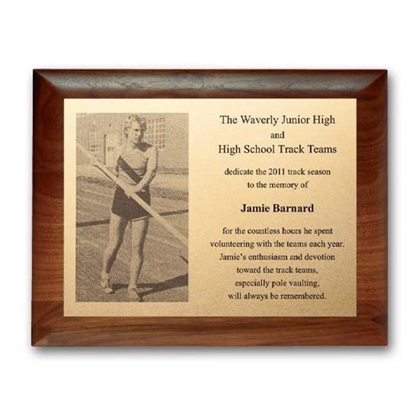 The Metal Photo process recreates any black & white printed piece... from ASI 84592 St Regis Group / R S Owens & Co Inc