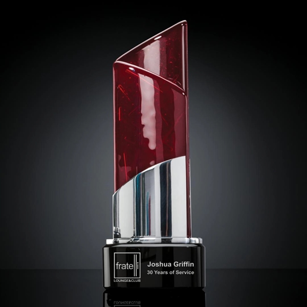 The Encore is comprised of angled art glass pieces with an... from ASI 84592 St Regis Group / R S Owens & Co Inc