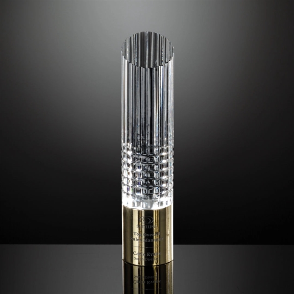 A beautiful beam of optical crystal encapsulates the essence of the... from ASI 84592 St Regis Group / R S Owens & Co Inc