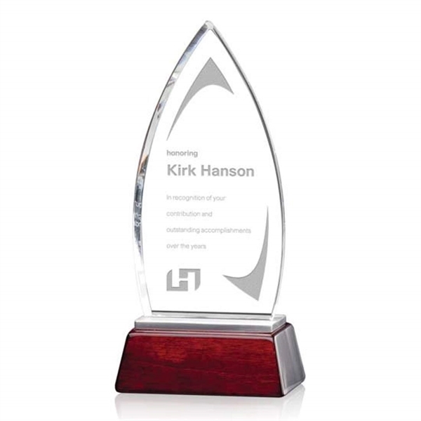 Award - Starfire/Alum/Rosewood 8".... from ASI 84592 St Regis Group / St Regis