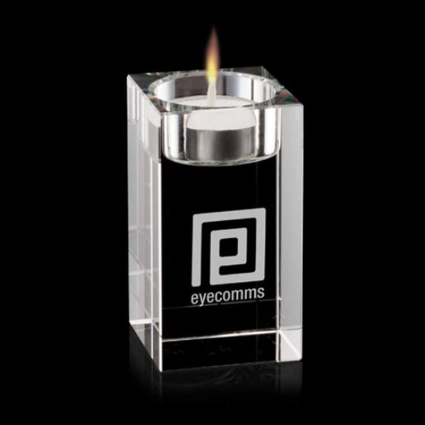 Candleholder - Optical Crystal.... from ASI 84592 St Regis Group