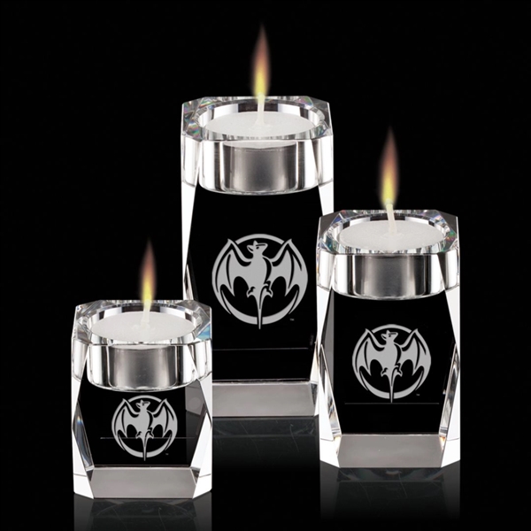 Candleholder - Optical Crystal.... from ASI 84592 St Regis Group