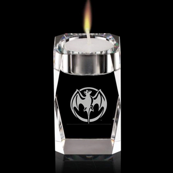 Candleholder - Optical Crystal.... from ASI 84592 St Regis Group
