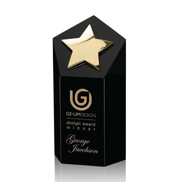 Dorchester Star Award - Black/Gold 6"... from ASI 84592 St Regis Group / St Regis