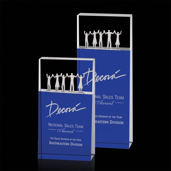 The sleek blue Kirby Award is the perfect recognition piece for... from ASI 84592 St Regis Group / St Regis