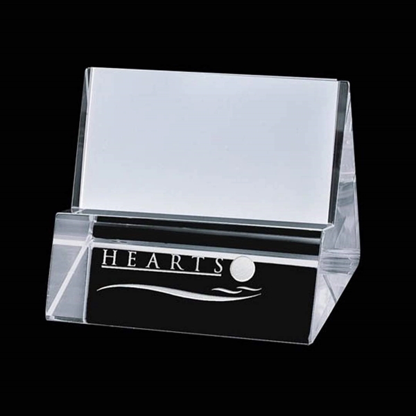 Thick optical business card holder, 4" x 2" x 2".... from ASI 84592 St Regis Group / St Regis