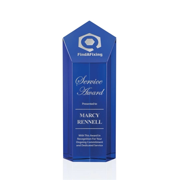 The Jolanda Award is a solid Optical Crystal pentagon tower with... from ASI 84592 St Regis Group / St Regis