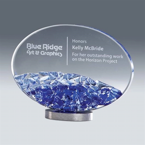 Starfire award with mosaic glass.... from ASI 84592 St Regis Group / R S Owens & Co Inc