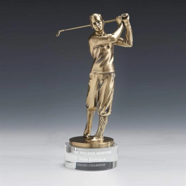 Golfer award; made in the USA.... from ASI 84592 St Regis Group / R S Owens & Co Inc