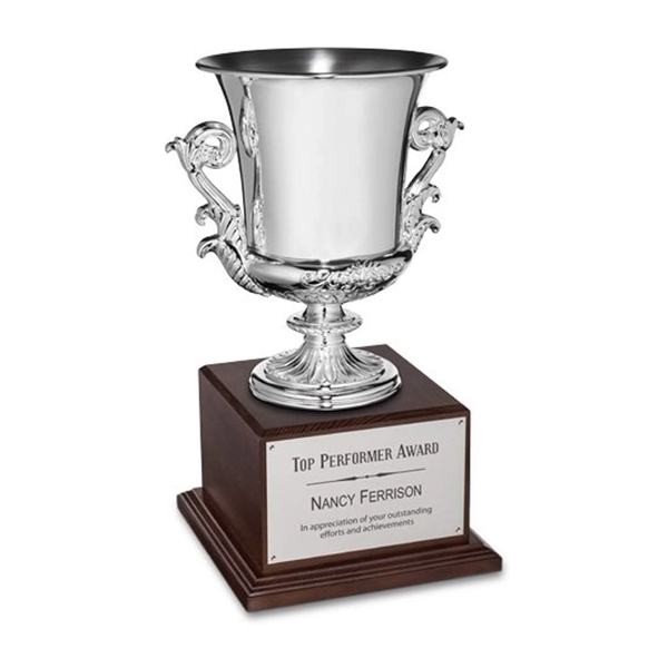 Silver plated award cup.... from ASI 84592 St Regis Group / R S Owens & Co Inc