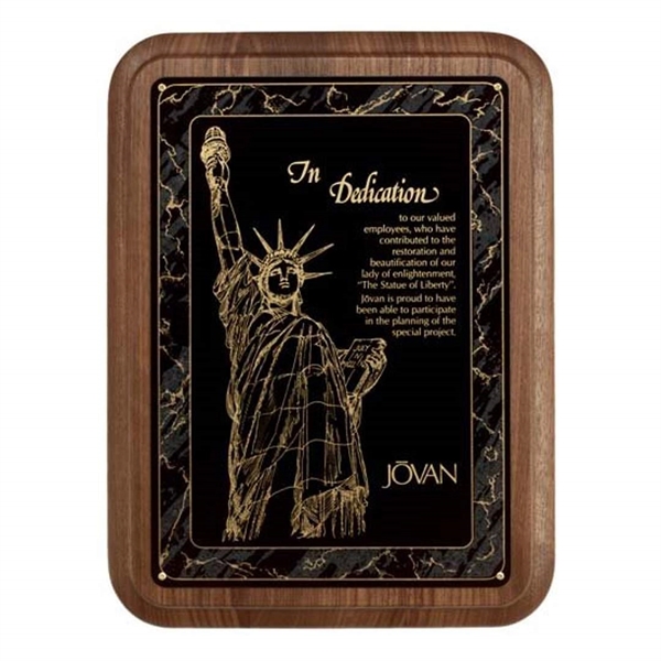 Radius corner wall plaque.... from ASI 84592 St Regis Group / R S Owens & Co Inc