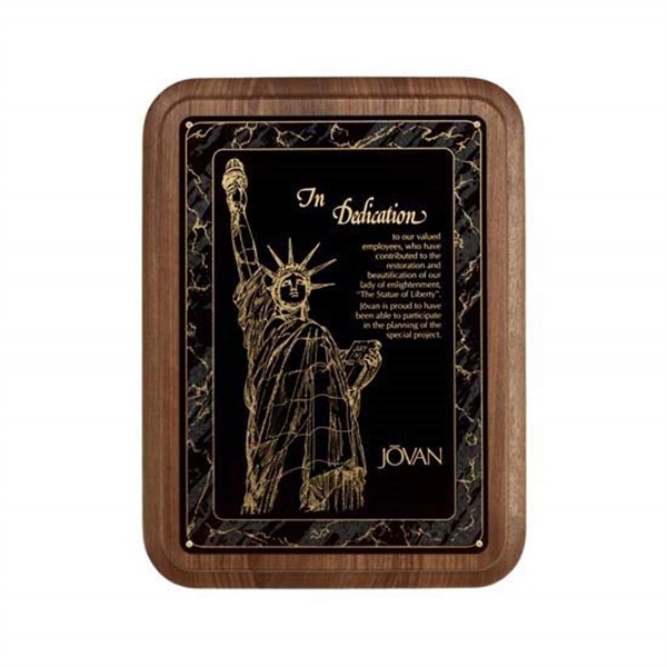 Radius corner wall plaque.... from ASI 84592 St Regis Group / R S Owens & Co Inc