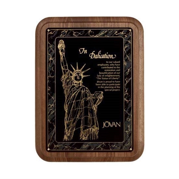 Radius corner wall plaque.... from ASI 84592 St Regis Group / R S Owens & Co Inc