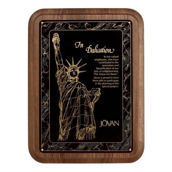 Radius corner wall plaque.... from ASI 84592 St Regis Group / R S Owens & Co Inc