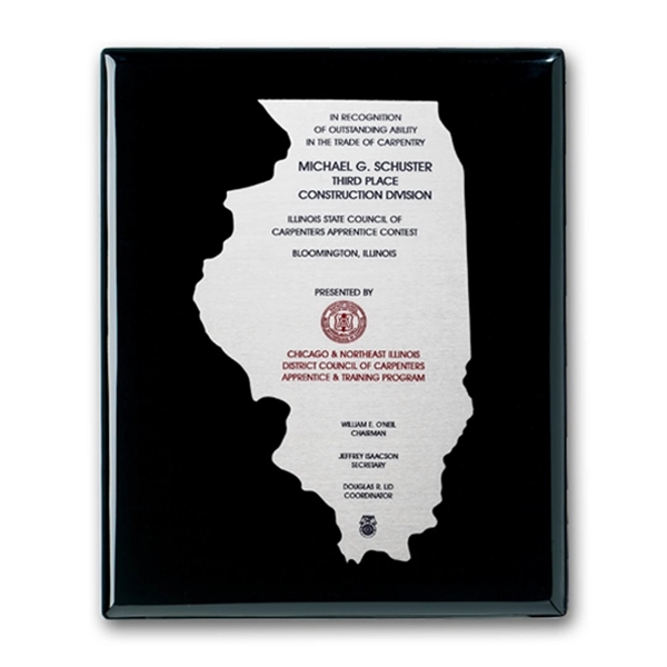 The Metal Etched and Colorfilled process accents the recessed area of... from ASI 84592 St Regis Group / R S Owens & Co Inc