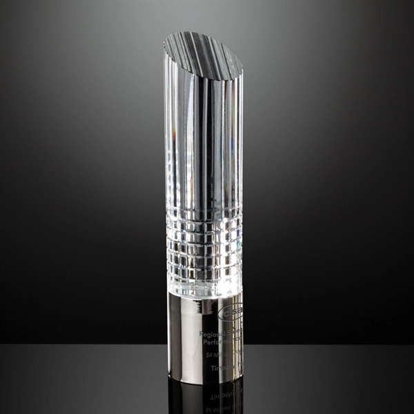 A beautiful beam of optical crystal encapsulates the essence of the... from ASI 84592 St Regis Group / R S Owens & Co Inc