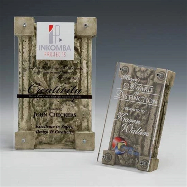 Stonecast™ and acrylic award.... from ASI 84592 St Regis Group / R S Owens & Co Inc