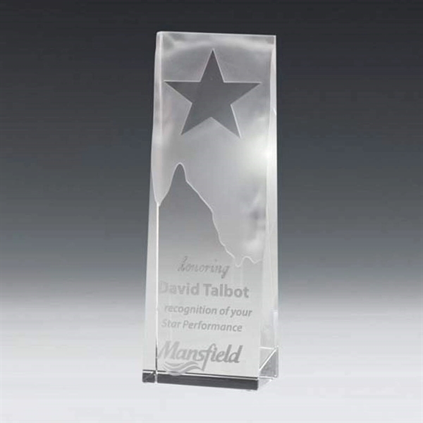 Optical crystal award with star design.... from ASI 84592 St Regis Group / R S Owens & Co Inc